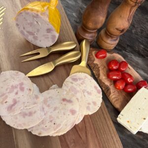 Homemade chicken ham slices