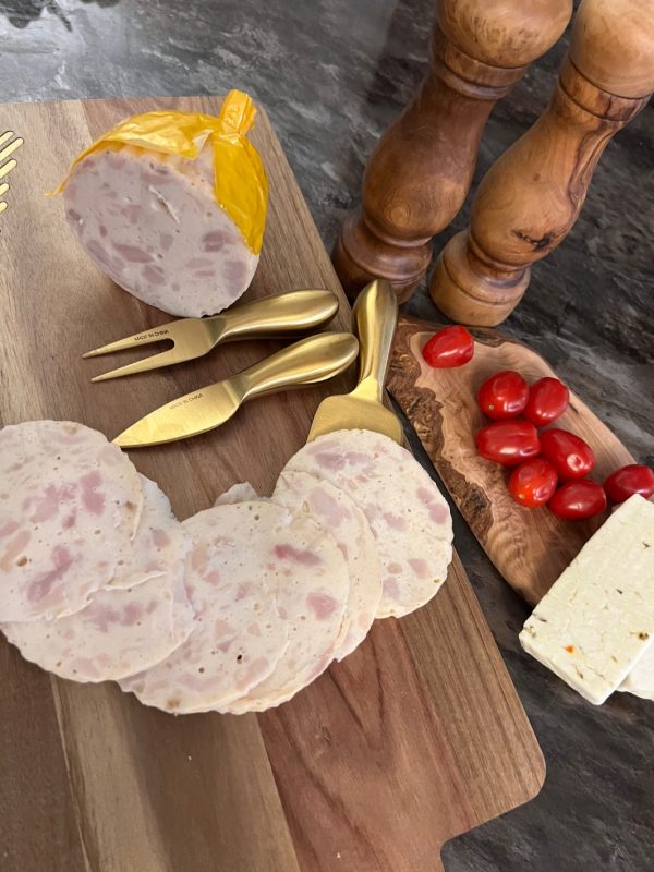 Homemade chicken ham slices