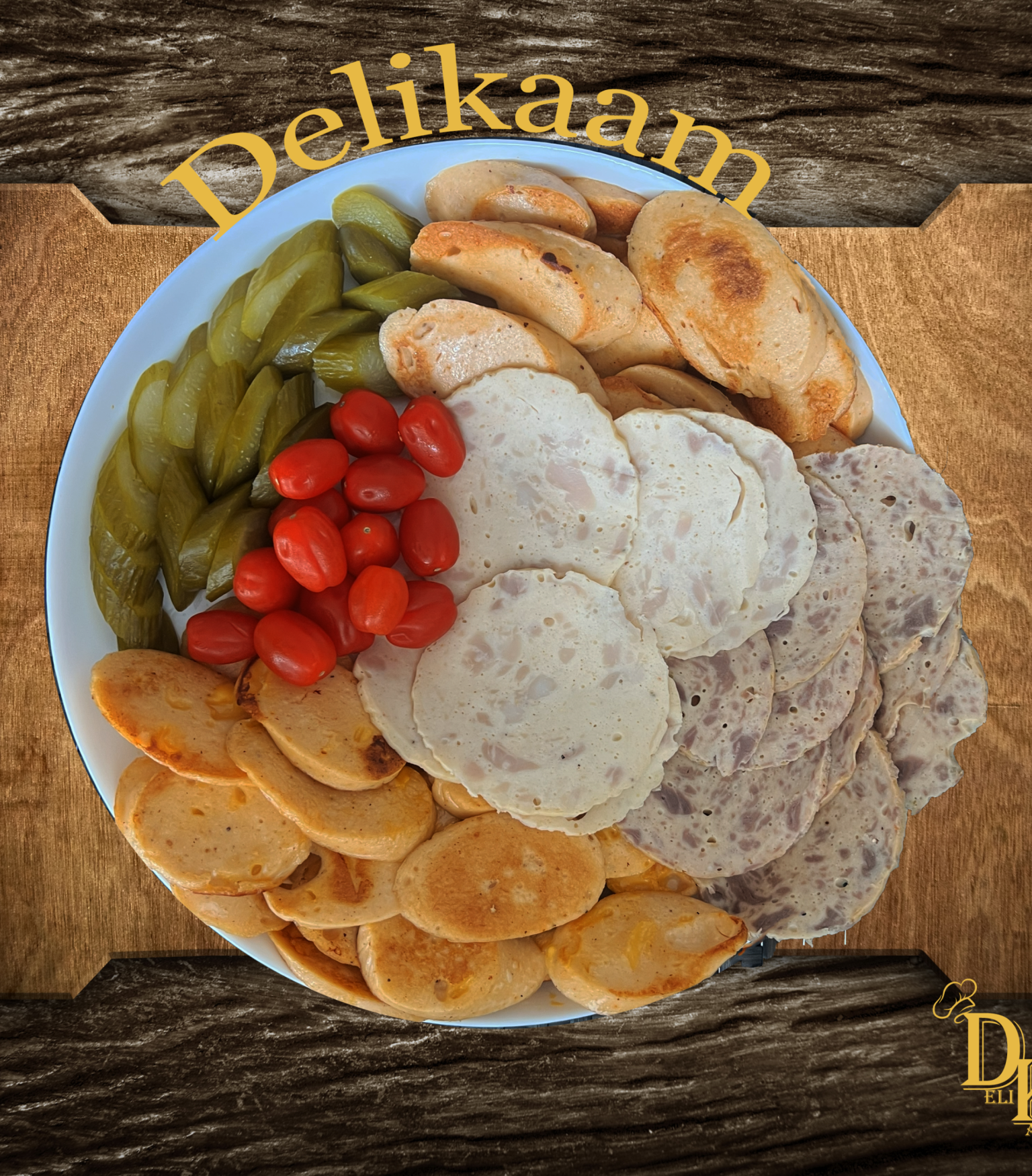 Homemade German cold cuts platter prepared in Vancouver